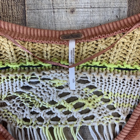 Free People Reminiscent Sweater In Terracotta Pullover Knit Crochet Boho
Size S - Picture 10 of 14